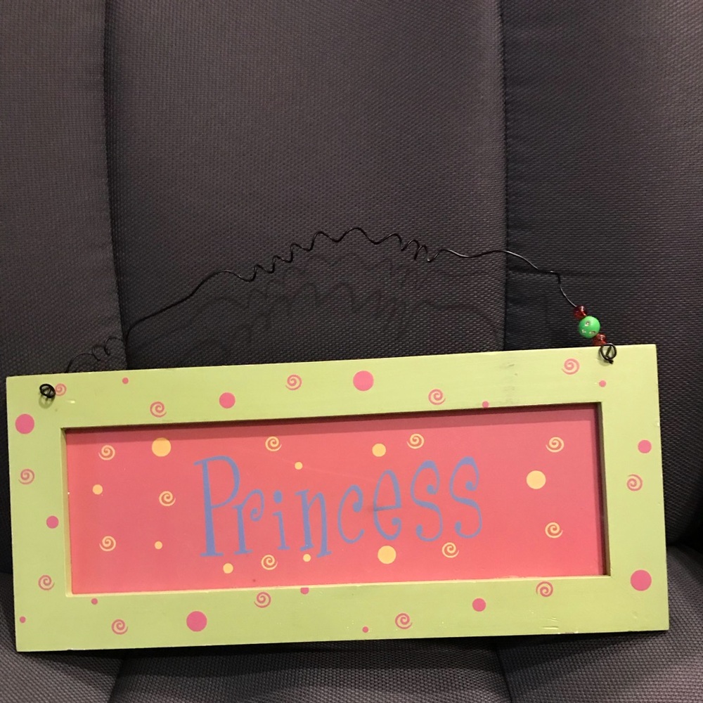Princess wall hanging